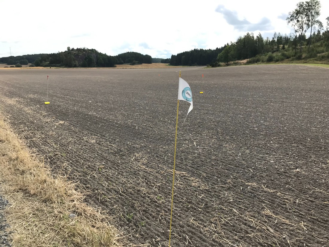 Varningsruta med gulskålar